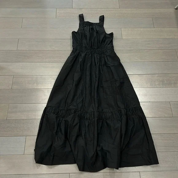 Somerset Maxi Dress: Poplin Halter Edition Anthropologie NWT Black Maxi Dress - Picture 5 of 8